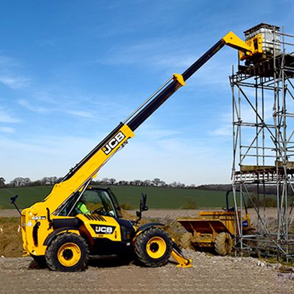 Operate a telescopic boom handler